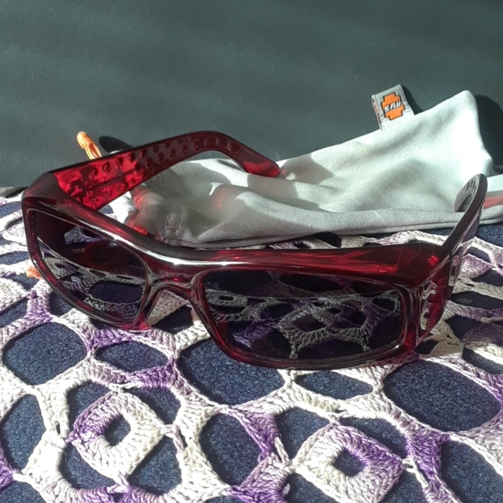 Mens's SPY MC Sunglasses in Red